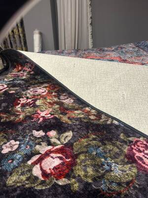 Brillant Kaymaz Taban Makine Yıkanabilir Halı - Ufuk Mavi - 4