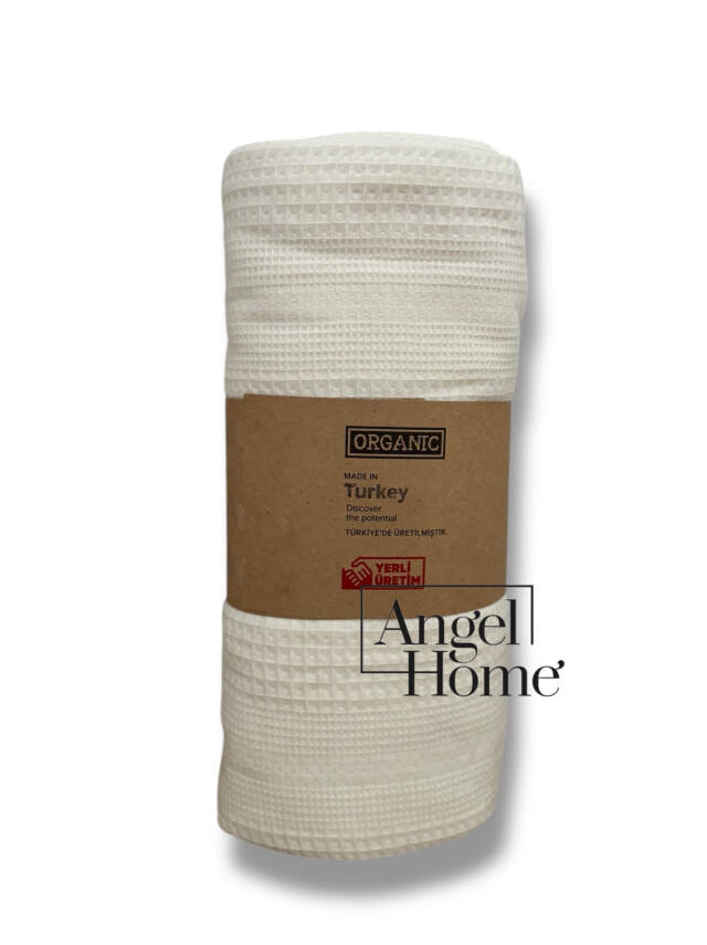 Çift Kişilik 200x230 Pamuklu Tek Pike – Krem - 3