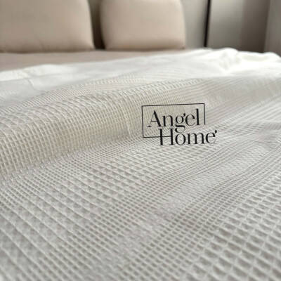 Çift Kişilik 200x230 Pamuklu Tek Pike – Krem - 2