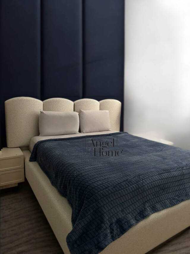 Çift Kişilik Embos Taş Desenli Battaniye - İndigo (200x220 cm) - 2