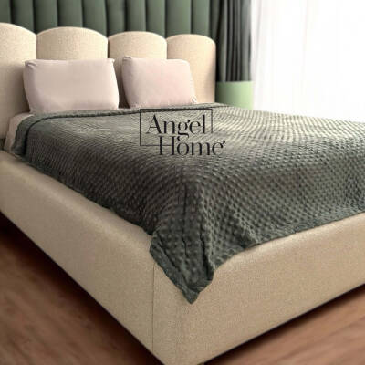 Çift Kişilik Tomurcuk Battaniye - Haki Yeşili - 2