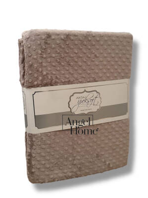 Çift Kişilik Tomurcuk Battaniye - Vizon - 4