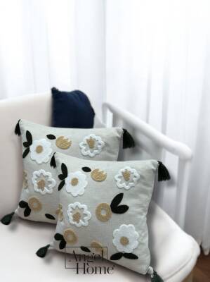 2'li Punch Kırlent Kılıfı 40 x 40 - Angel Home