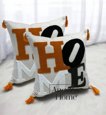 2'li Punch Kırlent Kılıfı 40 x 40 - Angel Home