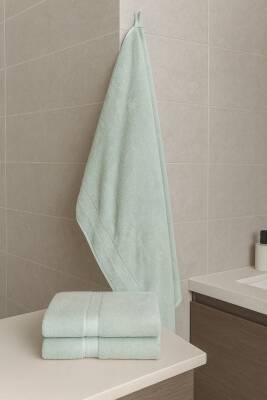 Nazik Home 100x150 cm %100 Pamuk Banyo Havlusu Yumuşak Dokunuş, Büyük Konfor - Mint - Nazik Home