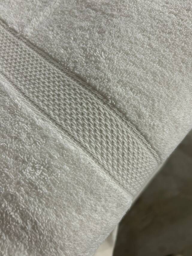 Nazik Home 100x150 cm %100 Pamuk Banyo Havlusu Yumuşak Dokunuş, Büyük Konfor - Beyaz - 3