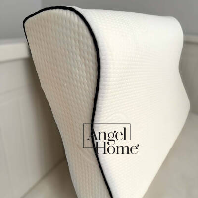 Ortopedik Visco Yastık Boyun Destekli – 40x60 cm | Boyun ve Baş Desteği İçin İdeal - Angel Home