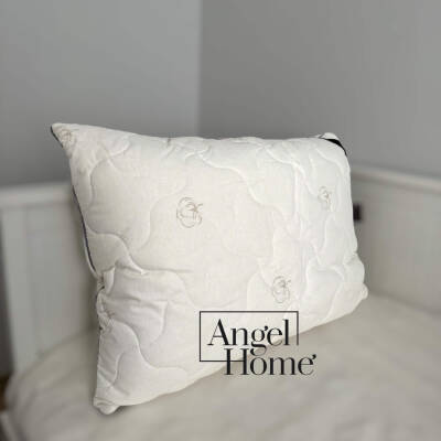 Pamuk Çiçeği Desenli Yastık – 50x70 cm | %100 Pamuk ve Yüksek Konfor - Angel Home