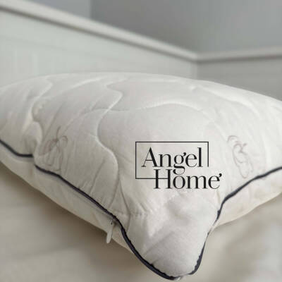 Pamuk Çiçeği Desenli Yastık – 50x70 cm | %100 Pamuk ve Yüksek Konfor - 2