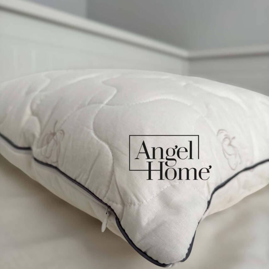 Pamuk Çiçeği Desenli Yastık – 50x70 cm | %100 Pamuk ve Yüksek Konfor - 2