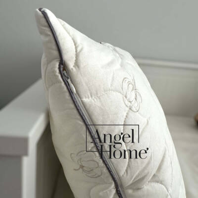 Pamuk Çiçeği Desenli Yastık – 50x70 cm | %100 Pamuk ve Yüksek Konfor - 3