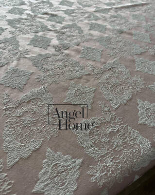 Royal Home Dertsiz Leke Tutmaz 160x220 8 Kişilik Masa Örtüsü - Pudra - 3