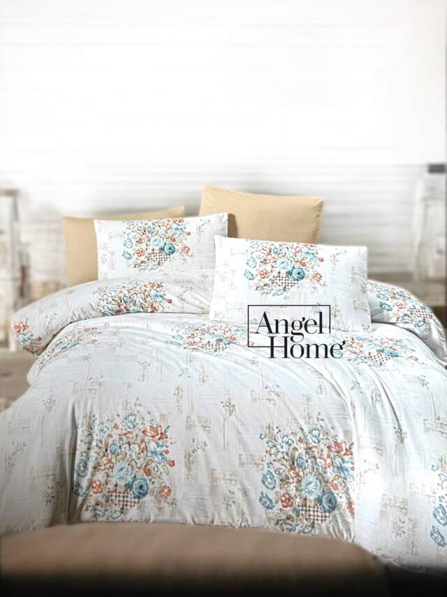 Tek Kişilik %100 Pamuk Ranforce Nevresim Takımı – Doğal, Yumuşak ve Nefes Alabilir - 1