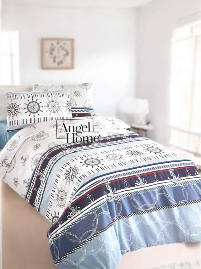 Tek Kişilik %100 Pamuk Ranforce Nevresim Takımı – Doğal, Yumuşak ve Nefes Alabilir - 1